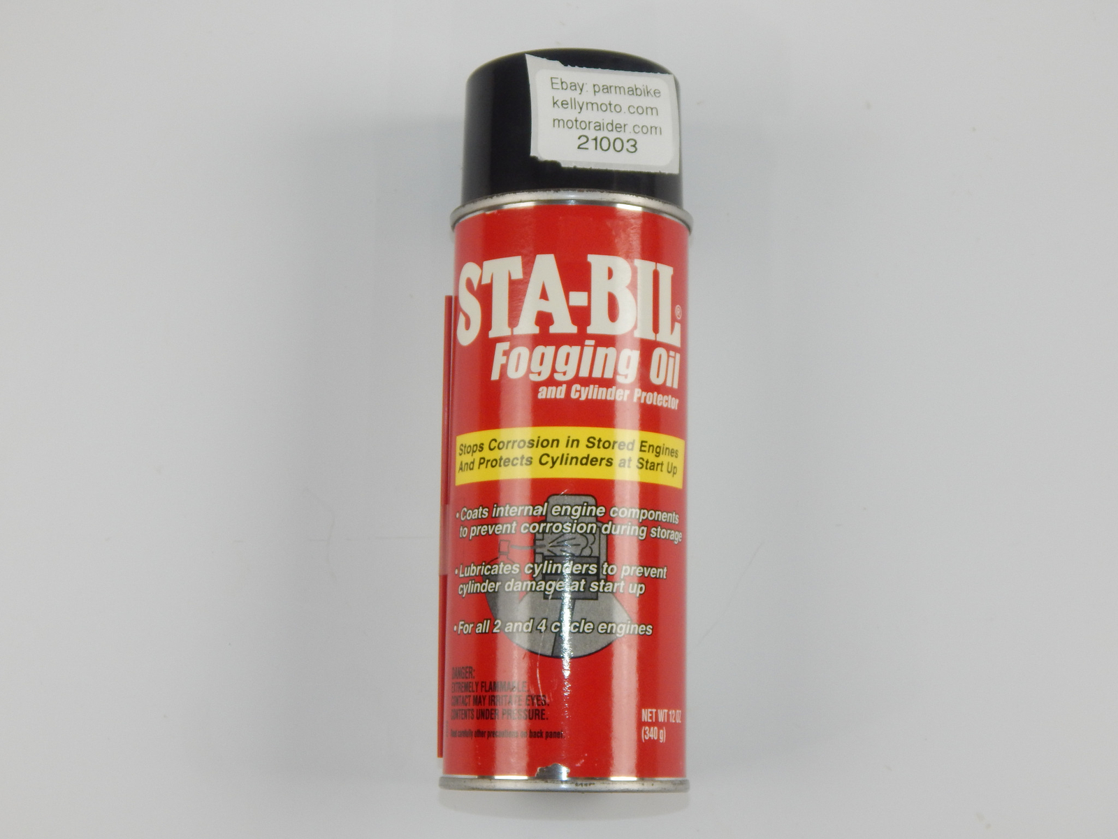 STA-BIL FOGGING OIL & CYLINDER PROTECTOR LUBE 2 & 4 CYCLE ENGINES 12 Oz. (340 g)