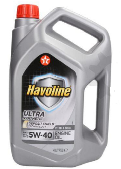 Havoline SAE 5W40 4L Synthetic High Performance Engine Oil for BMW VW Renault Opel