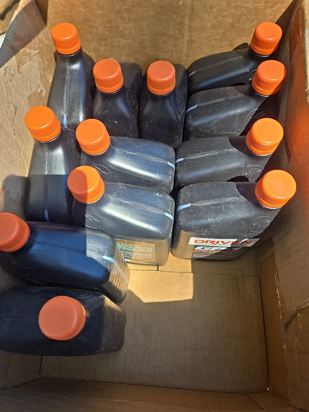Driven Racing Oil 19406 GP-1 Synthetic Blend 15W40 Oil, 12 Quarts