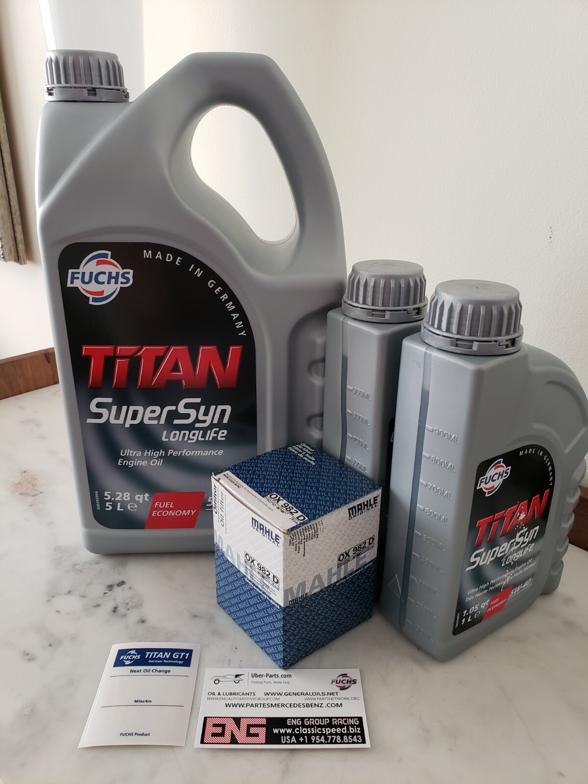 5W-40 SYN OIL CHANGE 13,000 MILES KIT 7L+FILTER | FOR MERCEDES-BENZ | DEALER