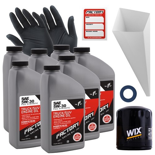 Factory Racing Parts 5W30 7Qt Oil Change Kit Fits Toyota 4Runner Sequoia Tundra