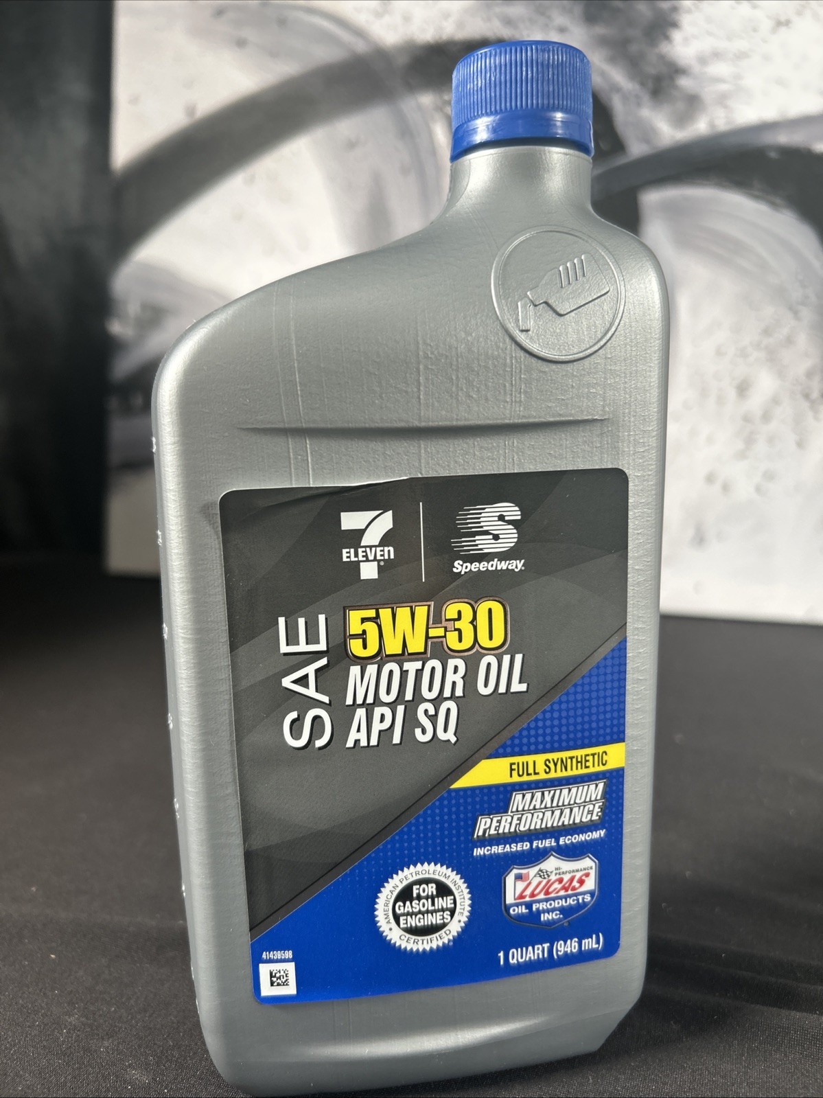 Speedway Full Synthetic SAE 5W-30 Motor Oil, 6 Bottles 1 Quart