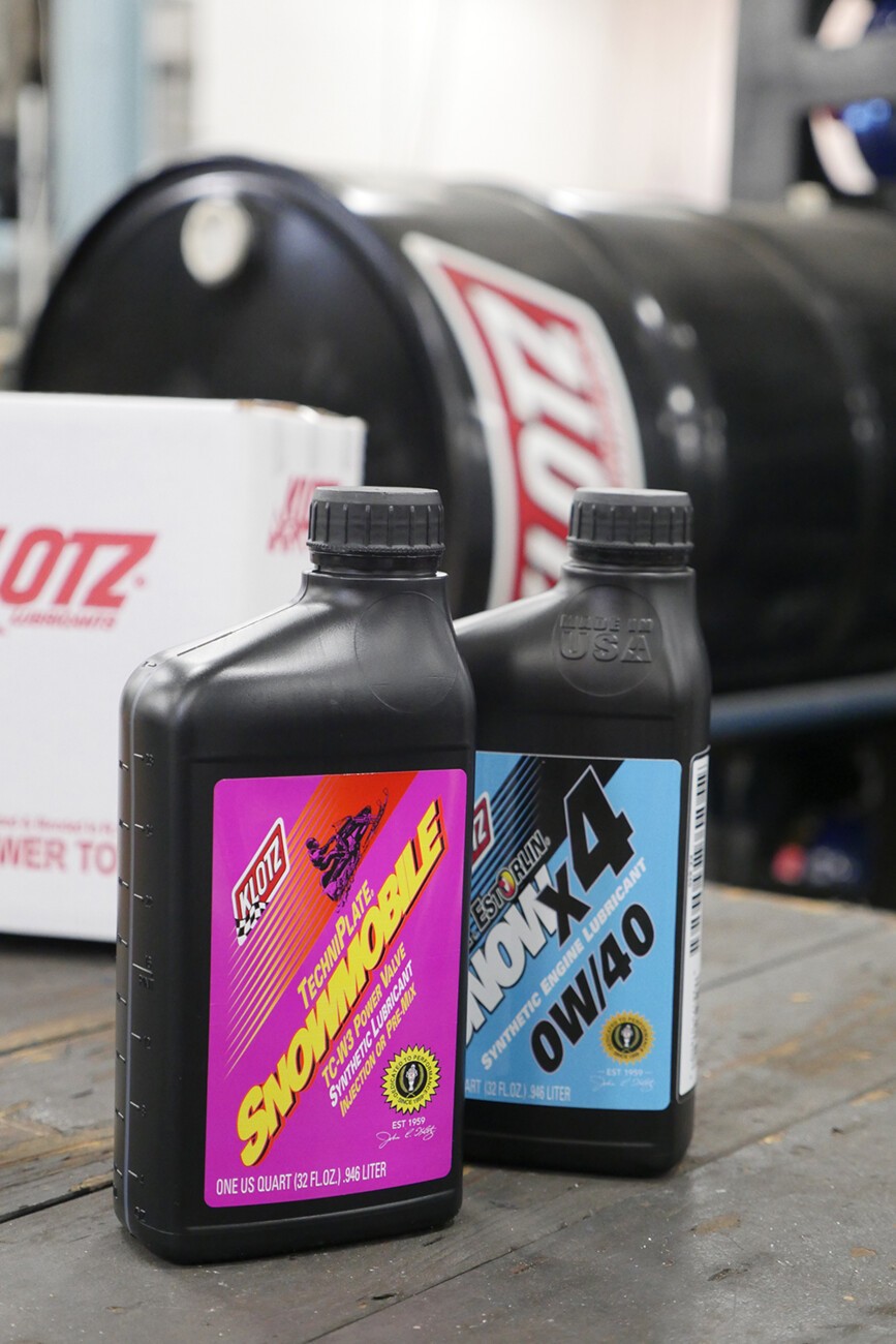 Klotz Snow X2 Techniplate Full Synthetic 2-Stroke Snowmobile Oil 1qt KL-215
