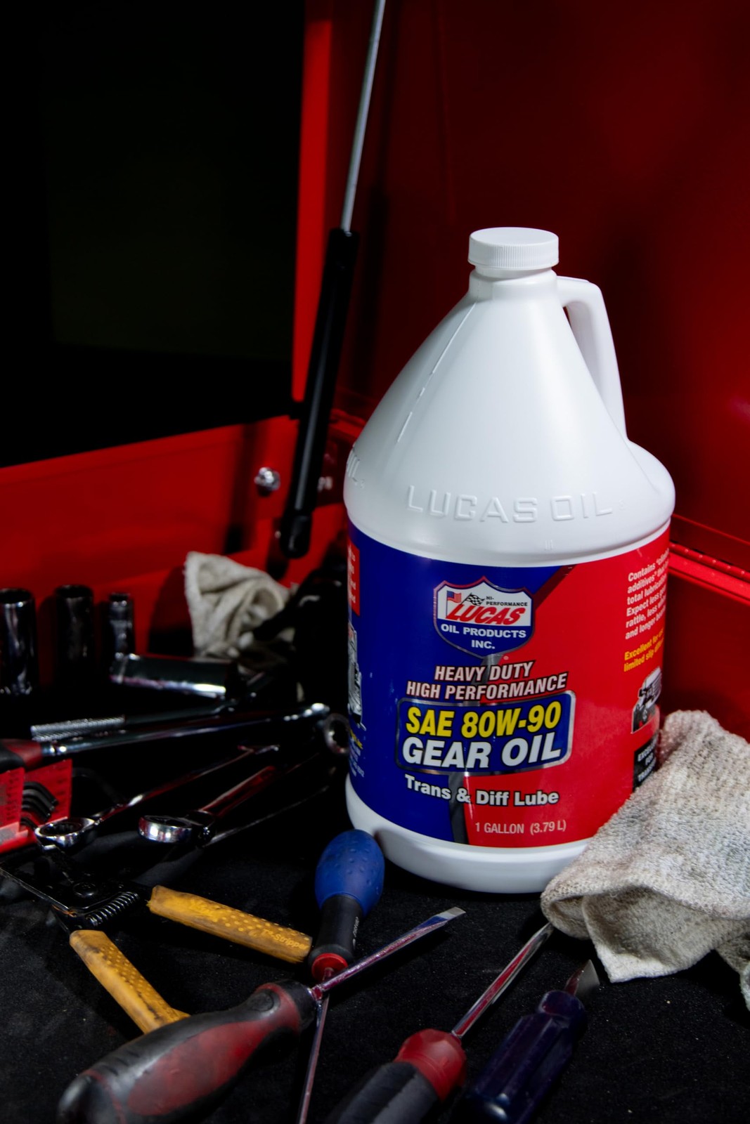 1 Gallon 10046 SAE 80W90 Heavy Duty Gear Oil Automotive Lubricant Fluid Pack