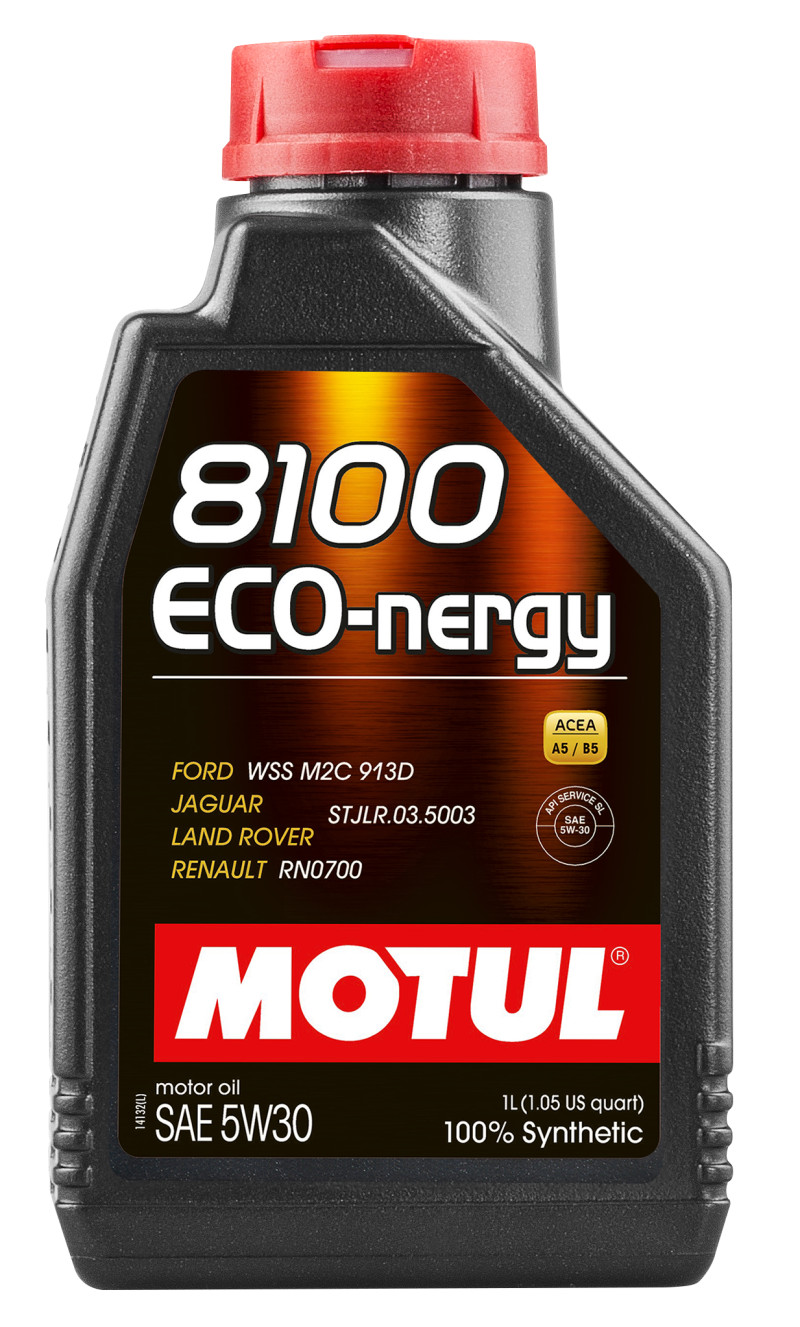 Motul 8100 Eco-nergy 5W-30 Synthetic Engine Oil for Gasoline & Diesel Engines