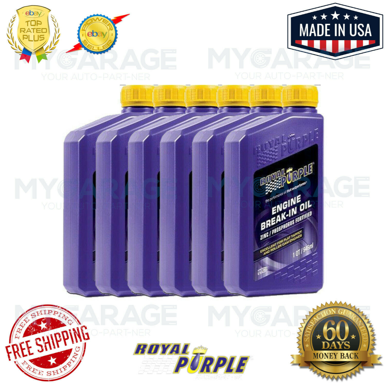 Royal Purple Synthetic 10W-30 Engine Break-In Oil 1 QT – 1 Quart 11487