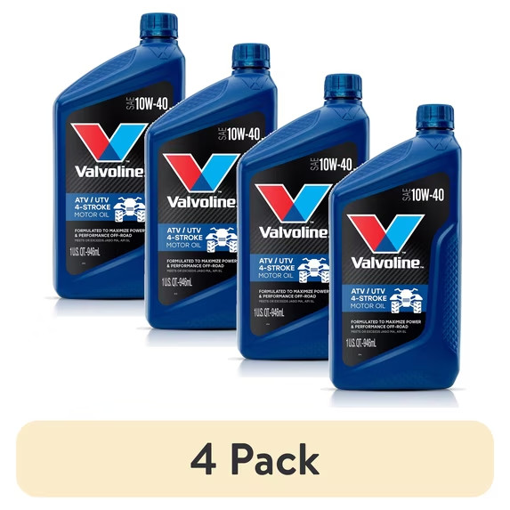 (4 pack) VAL 4-S MCYCLE OIL CV 10W40 6/1 QT WM -Free Shipping