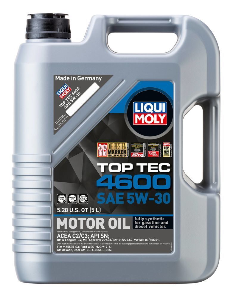 Engine Oil-Top Tec 4600 5W-30, 5 Liter Liqui-Moly 20448