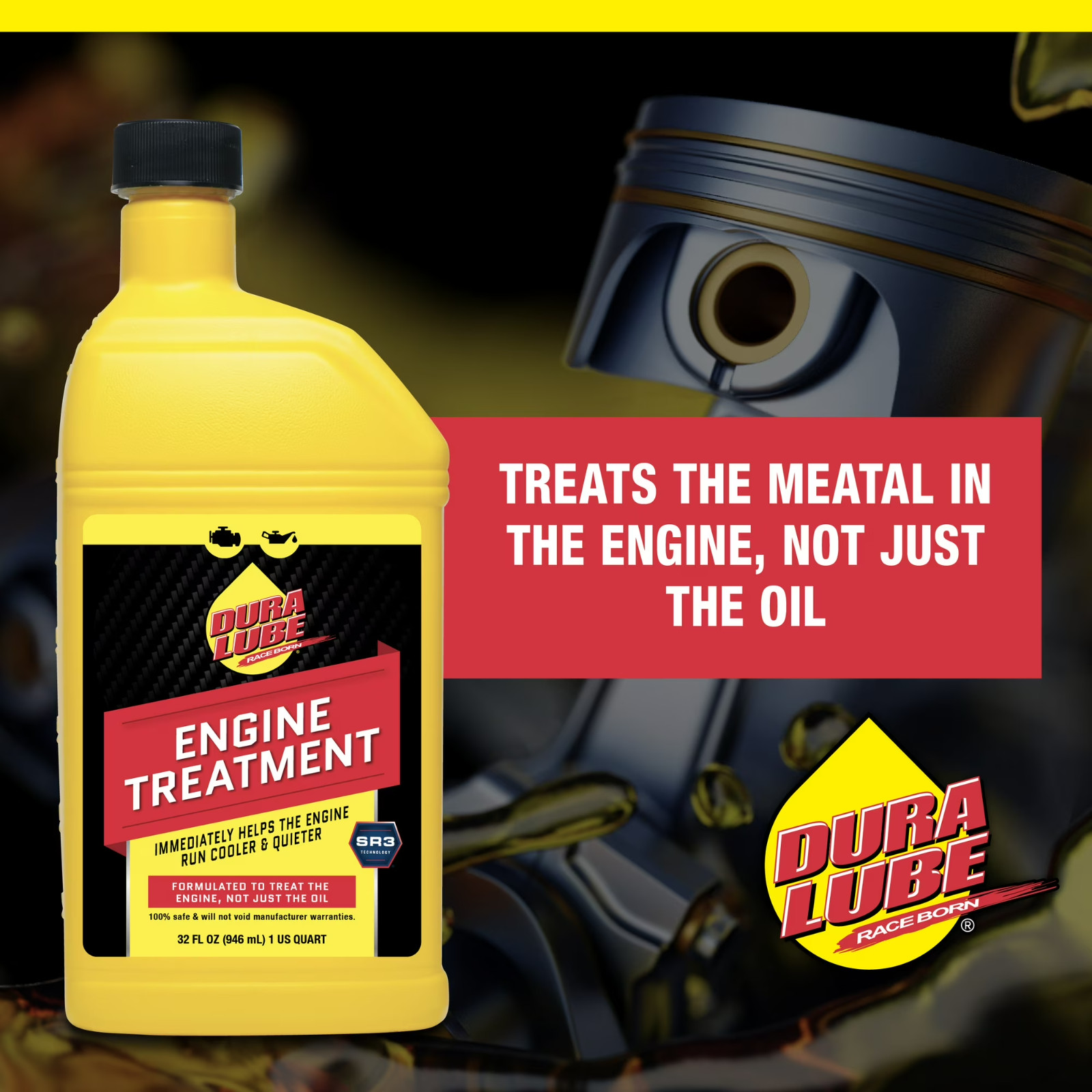 (3 pack) Dura Lube Engine Treatment, Automotive Oil Additive for Gas and Diesel
