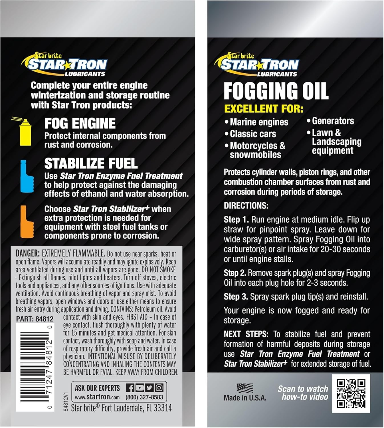 Fogging Oil – Professional Grade – Maximum Protection for All Engines in Seas…