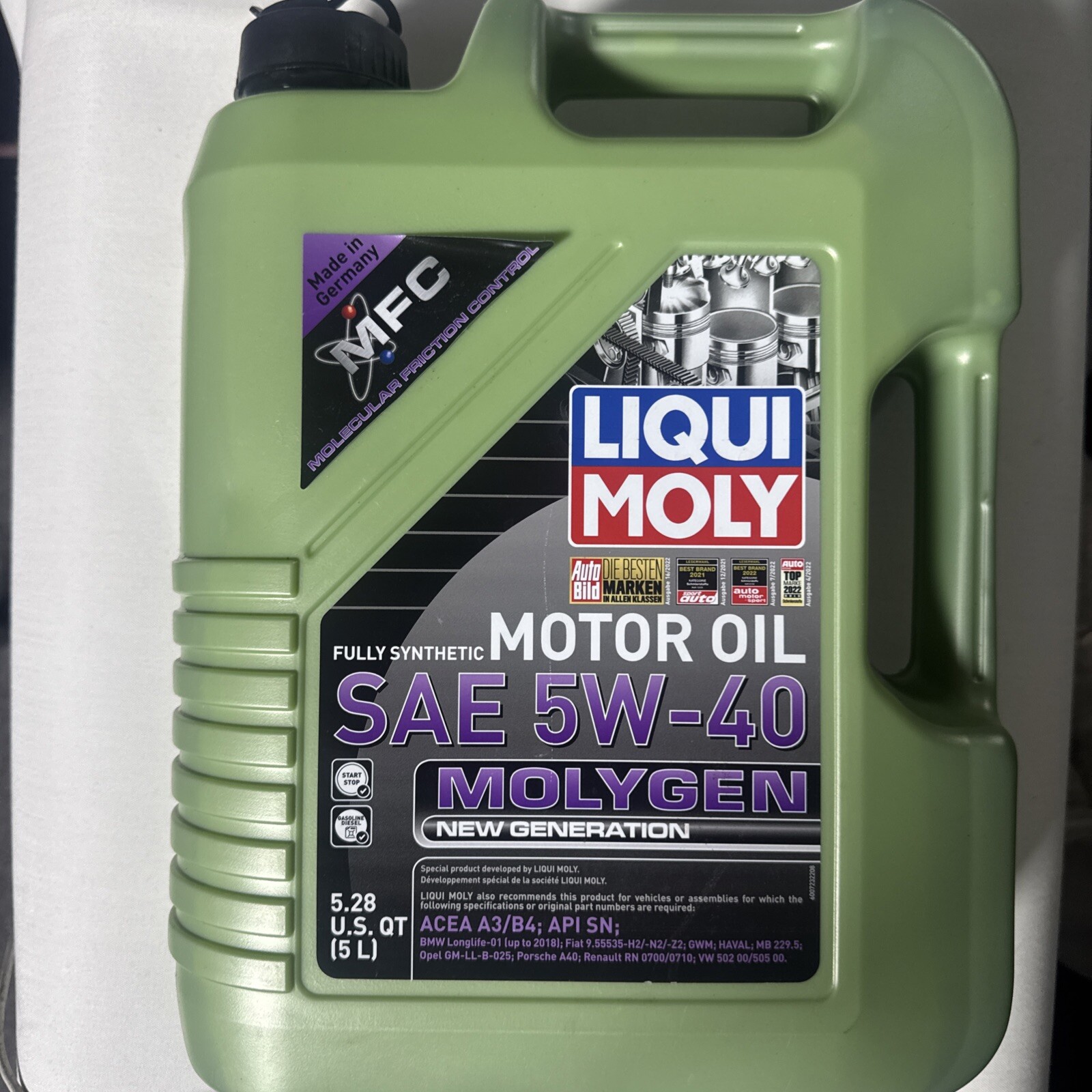 Liqui Moly 20232 Motor Oil for MB Mercedes VW SL Class Van C S E SL55 AMG SL63