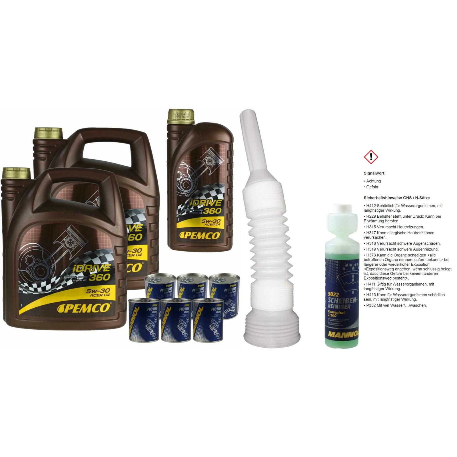 11L PEMCO idrive 360 5W-30 Acea C4 MB 226.51/229.51 Rn 0720 Engine Oil Included