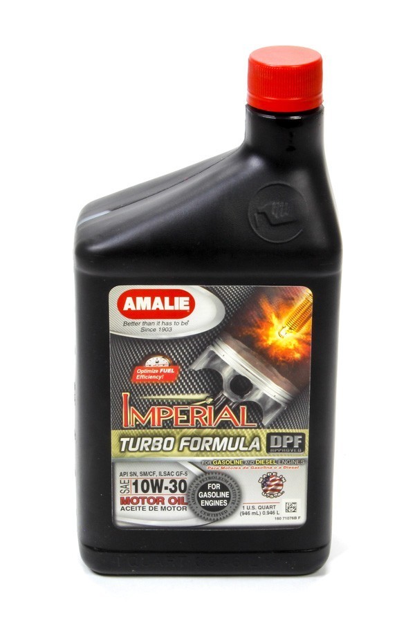 Amalie Motor Oil – Imperial Turbo – 10W30 – Conventional – 1 qt – Each