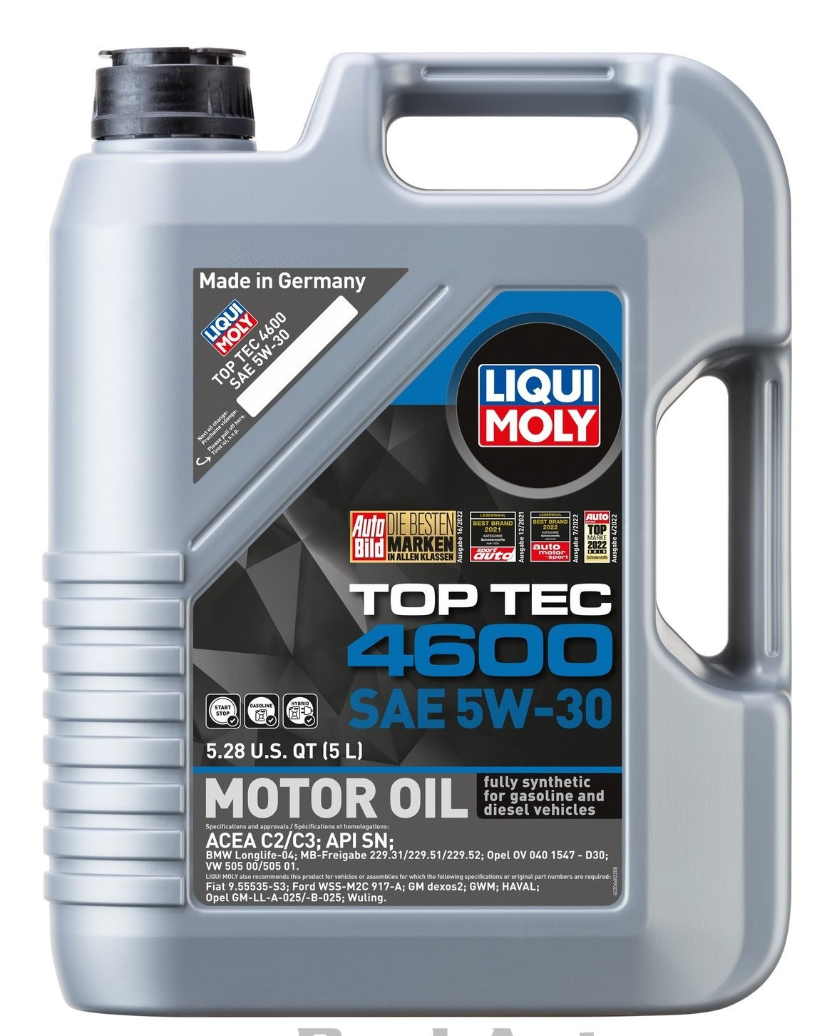 SALE- LIQUI MOLY 20448 Top Tec 4600 5W-30; 5 Liter