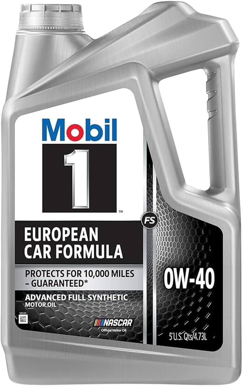 1 European Car Formula Full Synthetic Motor Oil 0W-40, 5 Quart