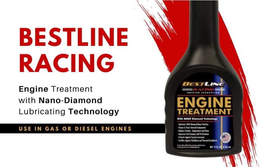 NEW BestLine Racing Diamond Nano-Lube Car Truck Engine Oil Treatment (12 ounces)