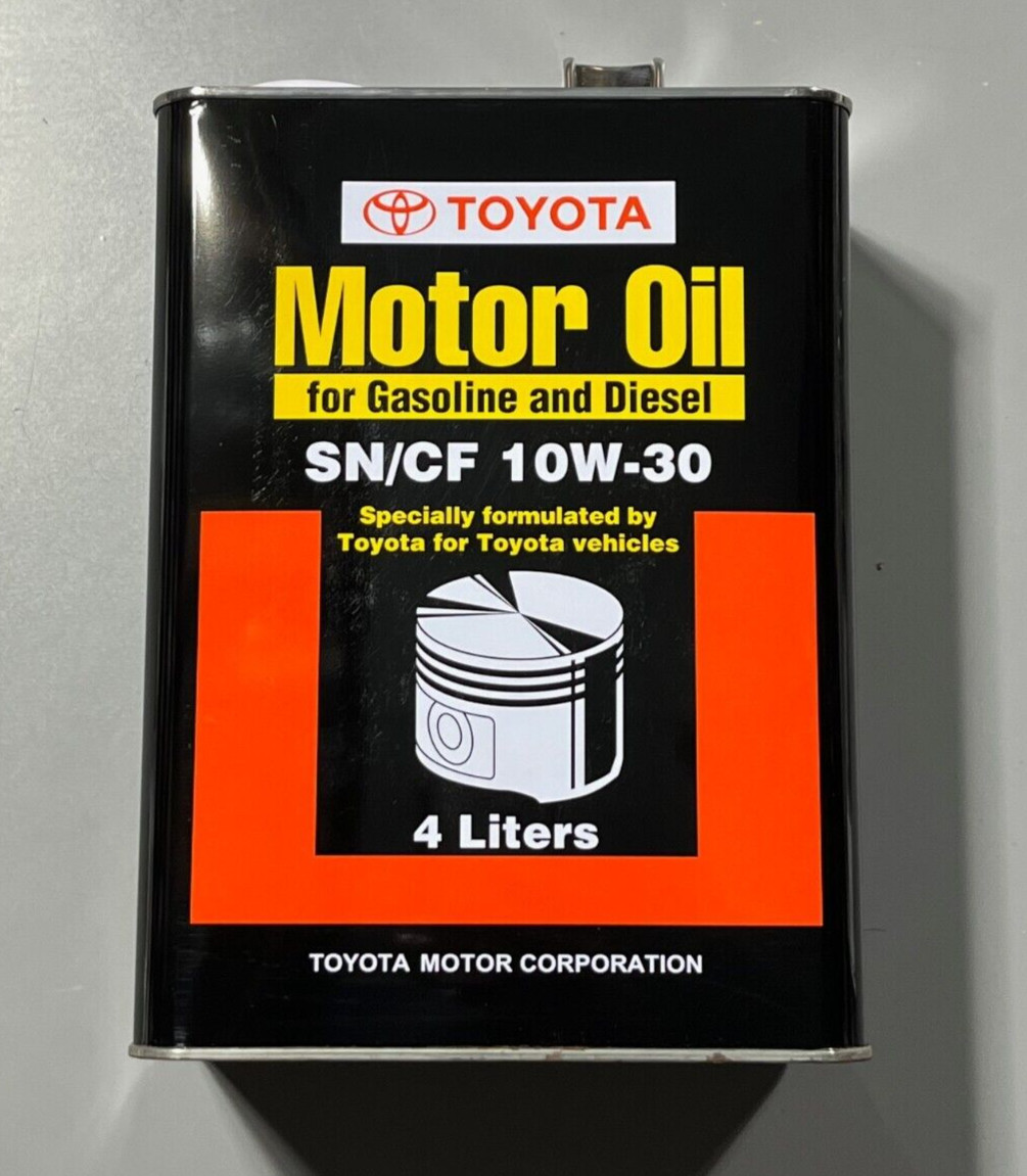 Genuine Toyota Engine Motor Oil 10W-30 SN/CF OEM