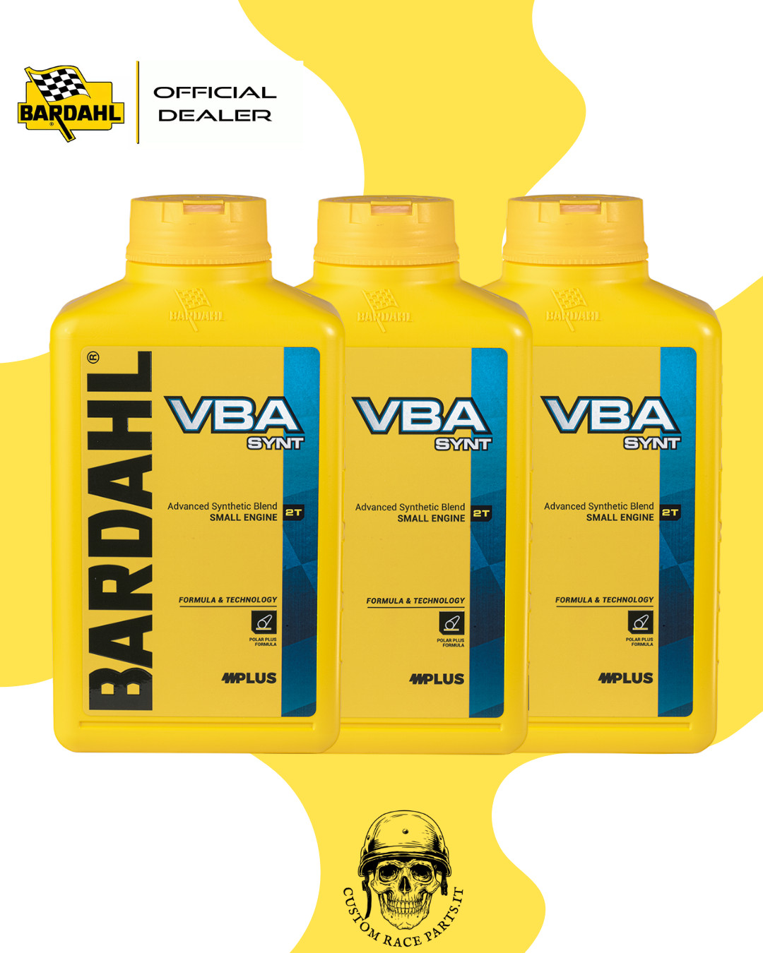 🇮🇹 1 LT OIL BLEND BARDAHL VBA SYNT FOR ENGINES 2T MOTORCYCLE PURCHASE MIN 3 LT