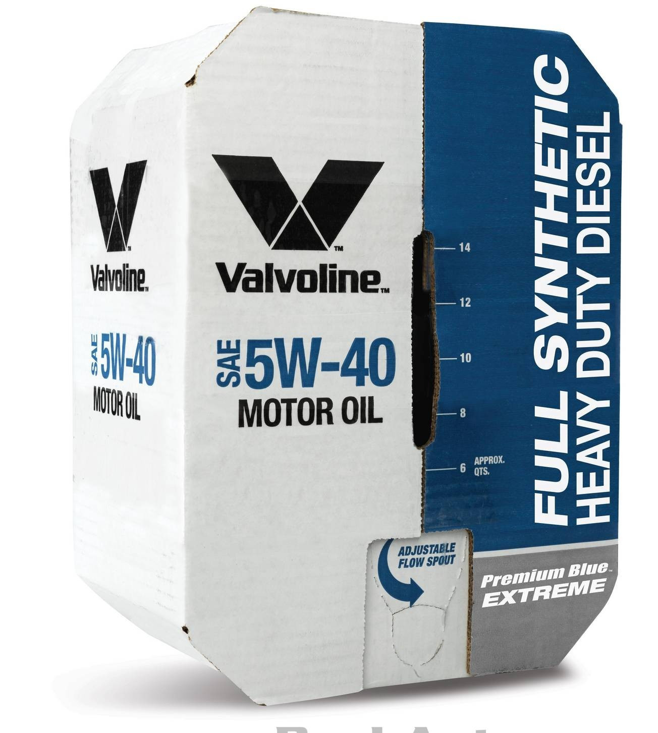 VALVOLINE 884940 Premium Blue Extreme Full Synthetic SAE 5W-40; 5 Gallon Bay Box
