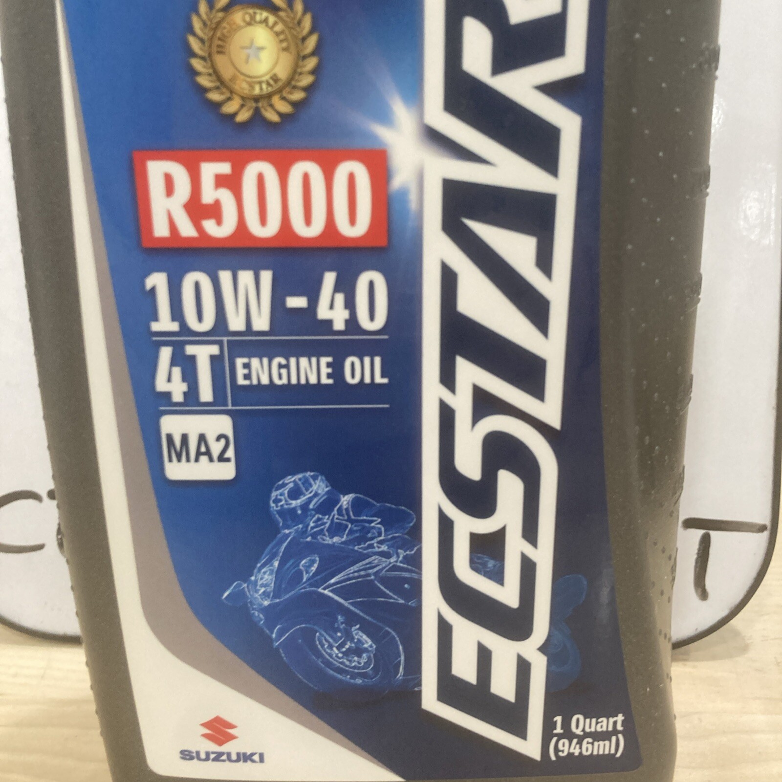 Suzuki Ecstar R5000 10w-40 4T Engine Oil MA2 (1 QT)