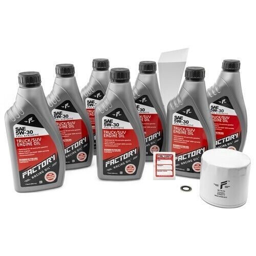 Factory Racing Parts 5W-30 7qt Oil Change Kit for Ford F250 F350 F550 Super Duty