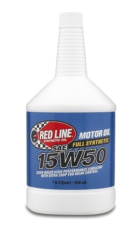 Red Line Oil 11504 15W50 Synthetic Motor Oil 1 Quart