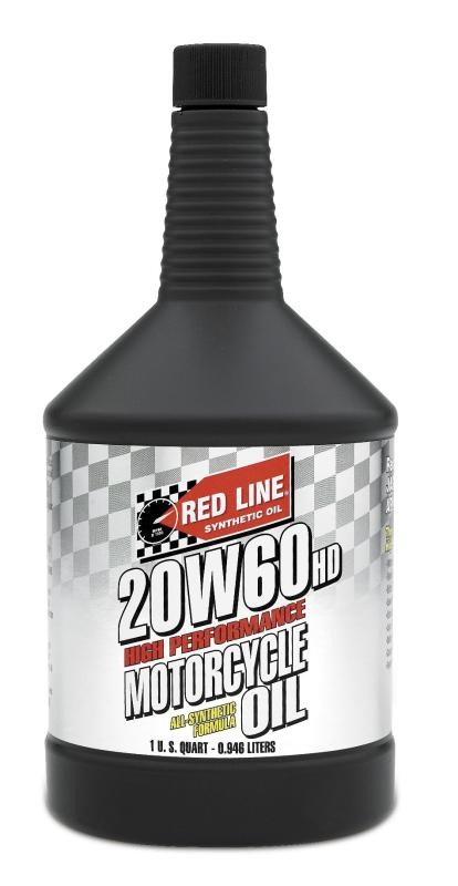Red Line 20W60 Motorcycle Oil – Quart