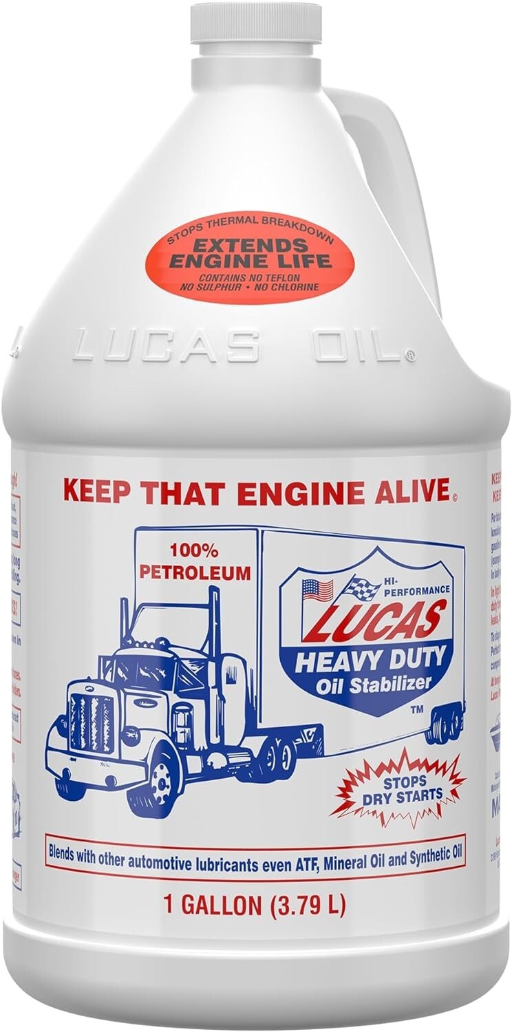 Pack of 4 Lucas Oil 10002 Heavy Duty Oil Stabilizer, 1 Gallon