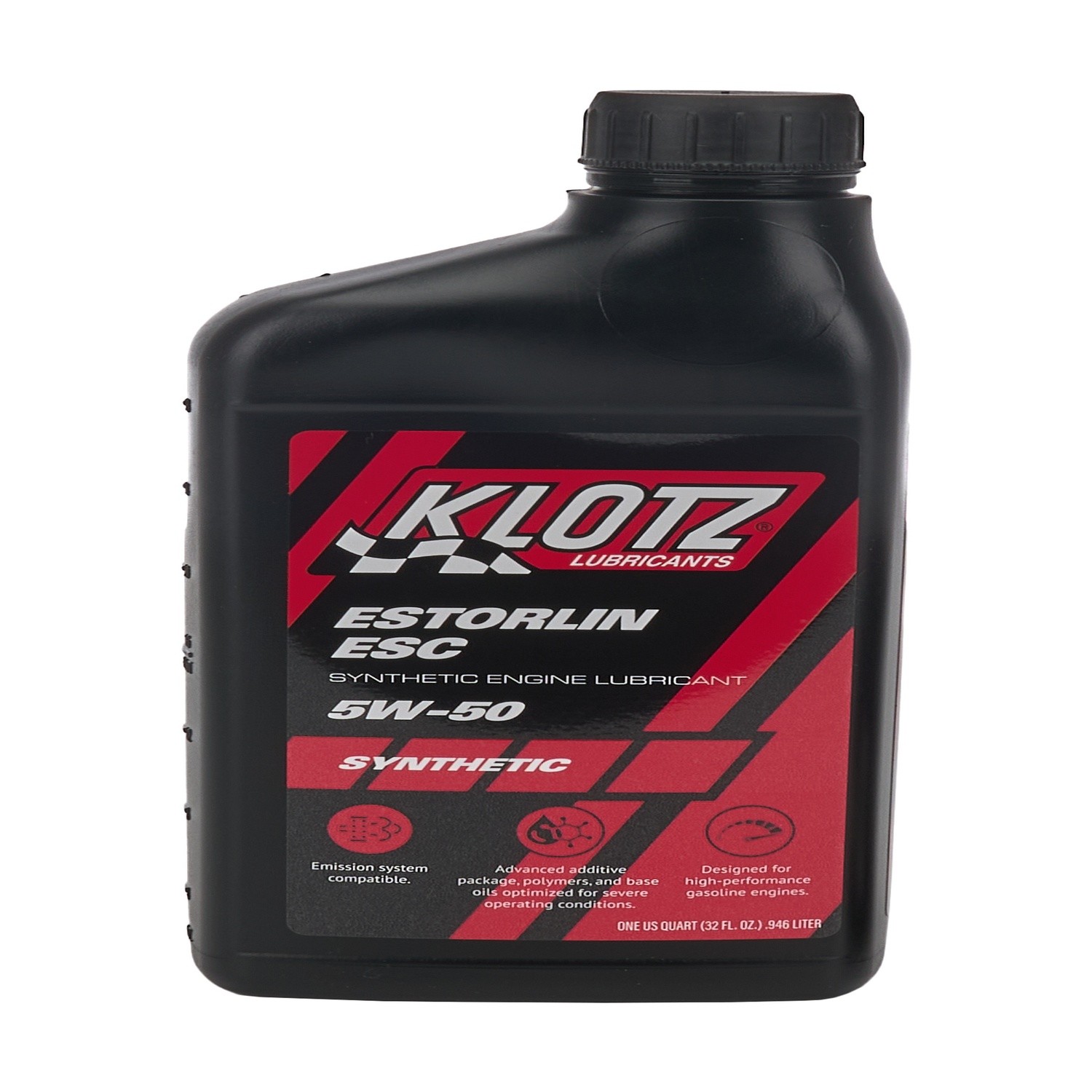 Klotz KT-413, Estorlin ESC 5W50 Motor Oil Set of 9 for Ford Mustang 2013-14