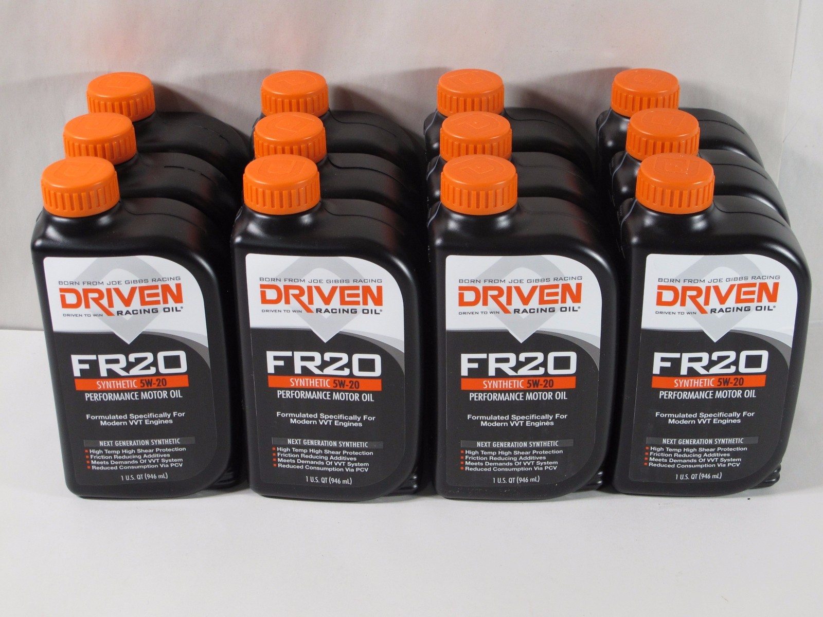 Driven Racing Oil 03006 FR20 5W20 Synthetic Oil Ford Modular/New Hemi 12 Quarts