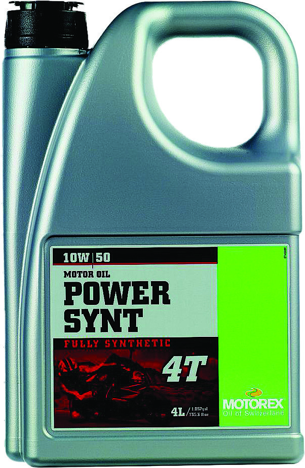 MOTOREX 10W-50 Power Synt 4T 4-Stroke Full-Synthetic Engine Oil 4L