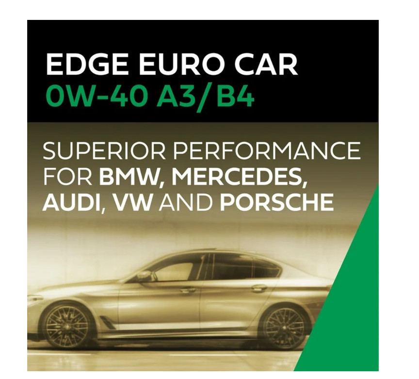 Castrol Edge 0W-40 A3/B4 Advanced Full Synthetic Motor Oil, 5 Quarts, single….