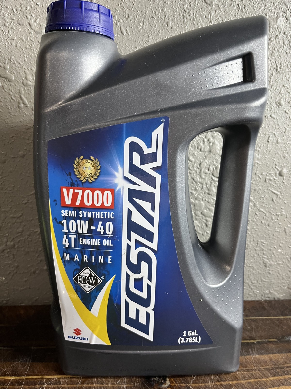 Ecstar V7000 10W-40 4T Marine Semi Synthetic Engine Oil 1 Gallon