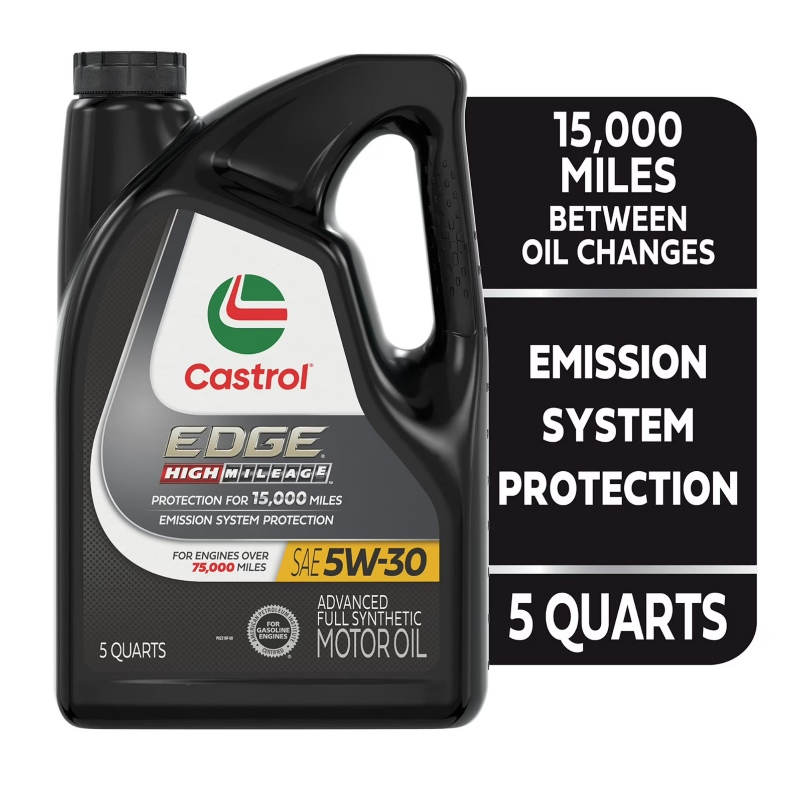 Castrol EDGE High Mileage Full Synthetic 5W-30 Motor Oil