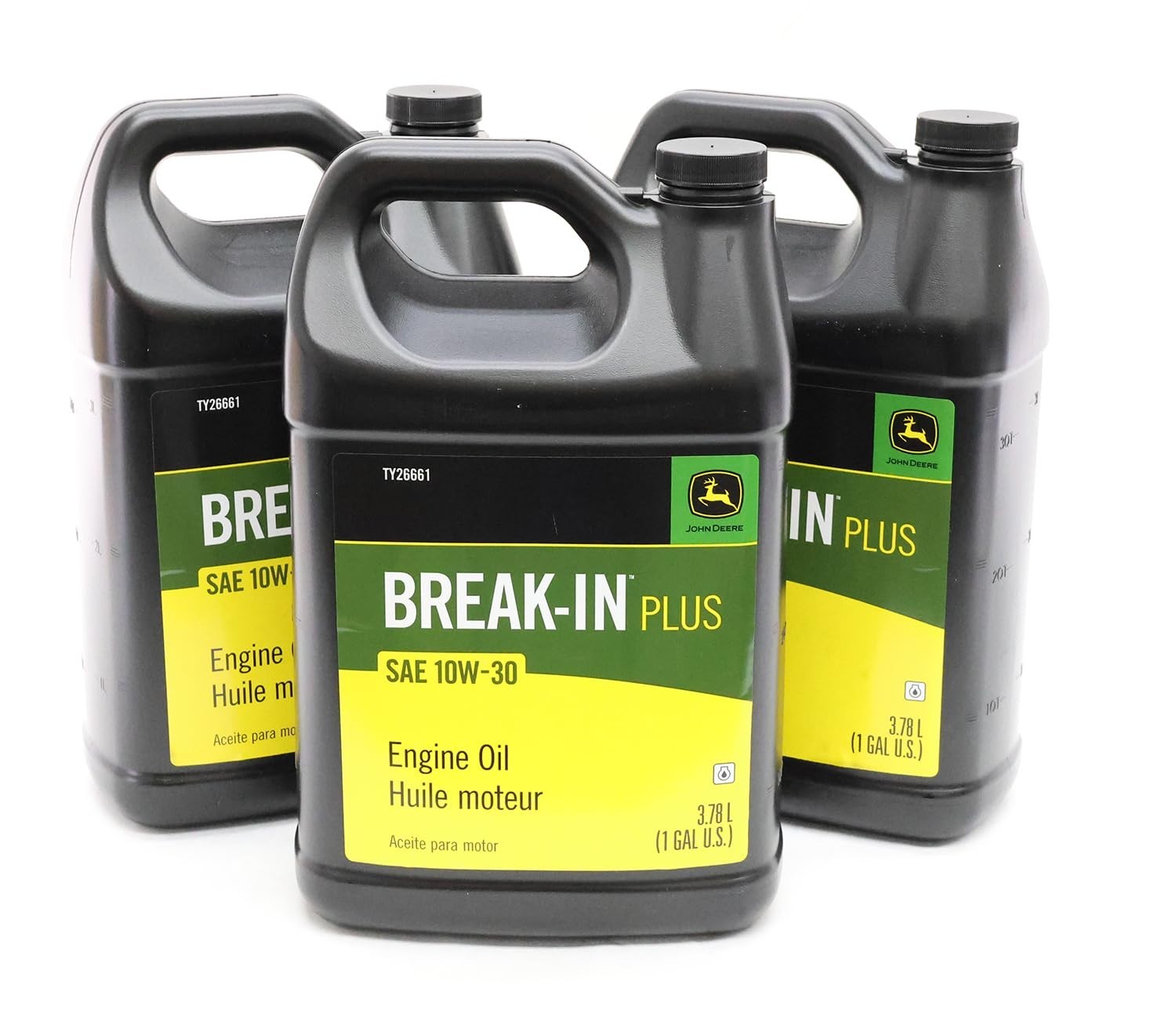 John Deere Original Equipment (3 Gallons) Break-In Plus Engine Oil – TY26661-3g