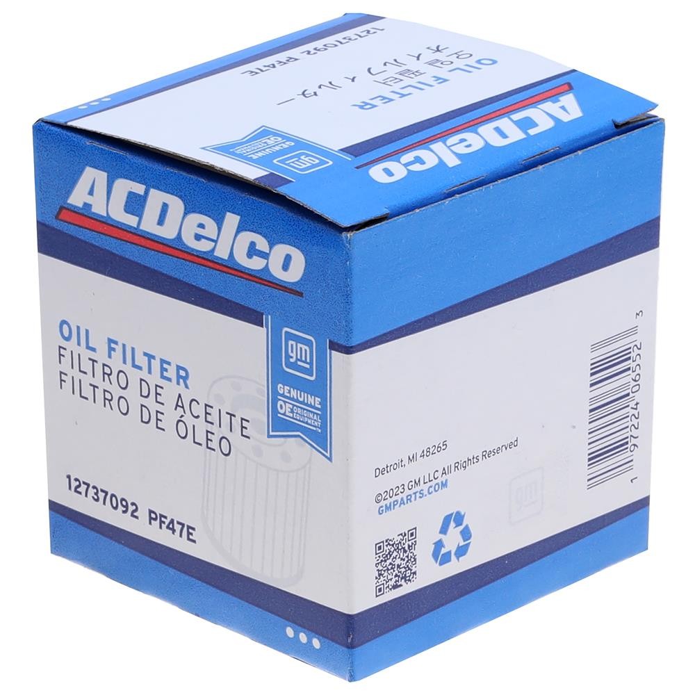 ACDelco 10-9290 5W-30 Syn Blend / Air Oil Cabin Filters PF47E CF140 A1627C