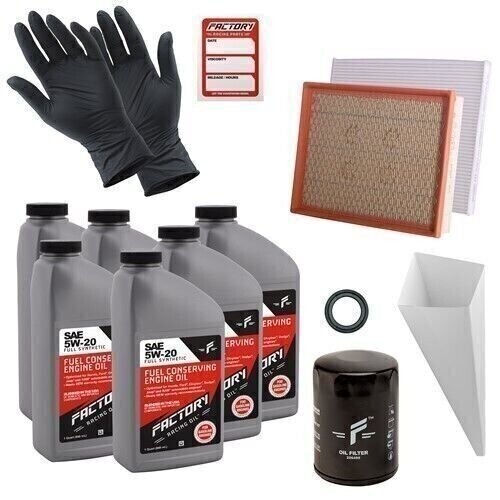 Factory Racing Parts 5W20 6Qt Oil Change Kit for Ford Edge Lincoln Continental