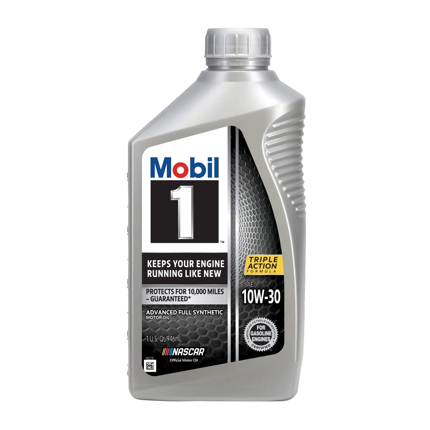 Full Synthetic Motor Oil 10W-30, 1 Quart, Pack of 6, High Performance, Engine Pr
