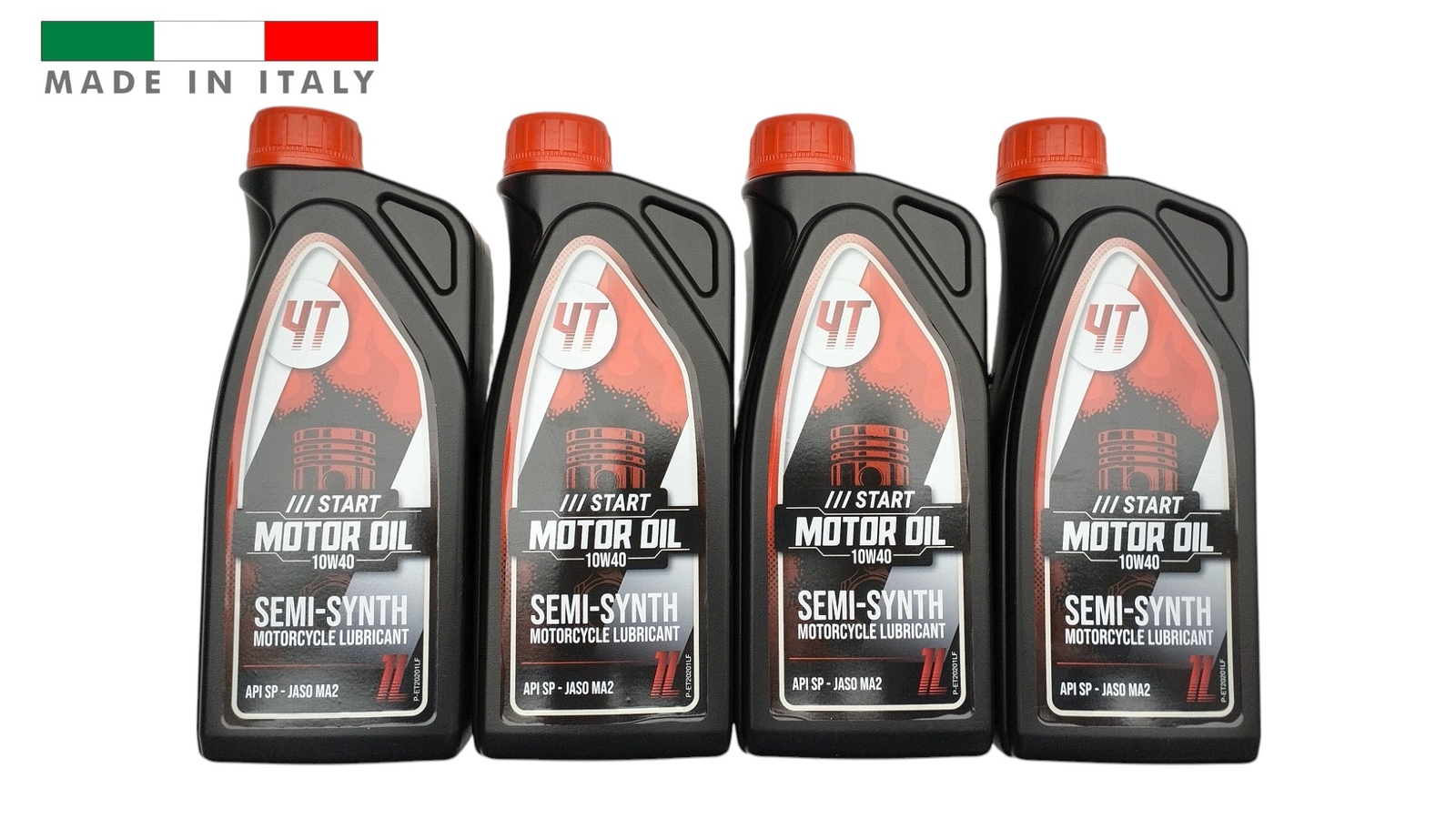 4 Litre Engine Oil 10w40 START Semi-Synthetic Motorcycle Scooter 4-Stroke 10-40 10 40