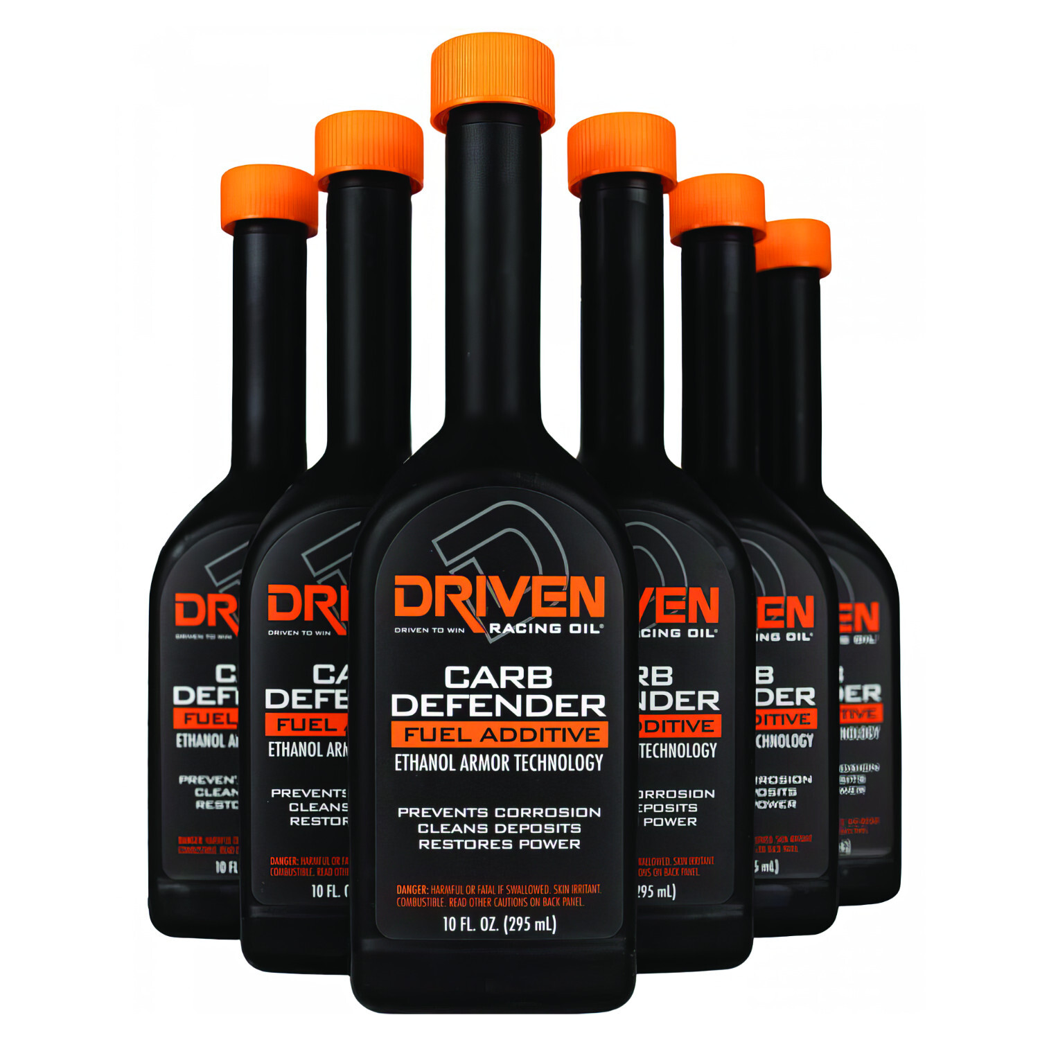 Driven Racing Oil Carb Defender Gasoline Fuel Additive 10oz Bottle 6pk 70040