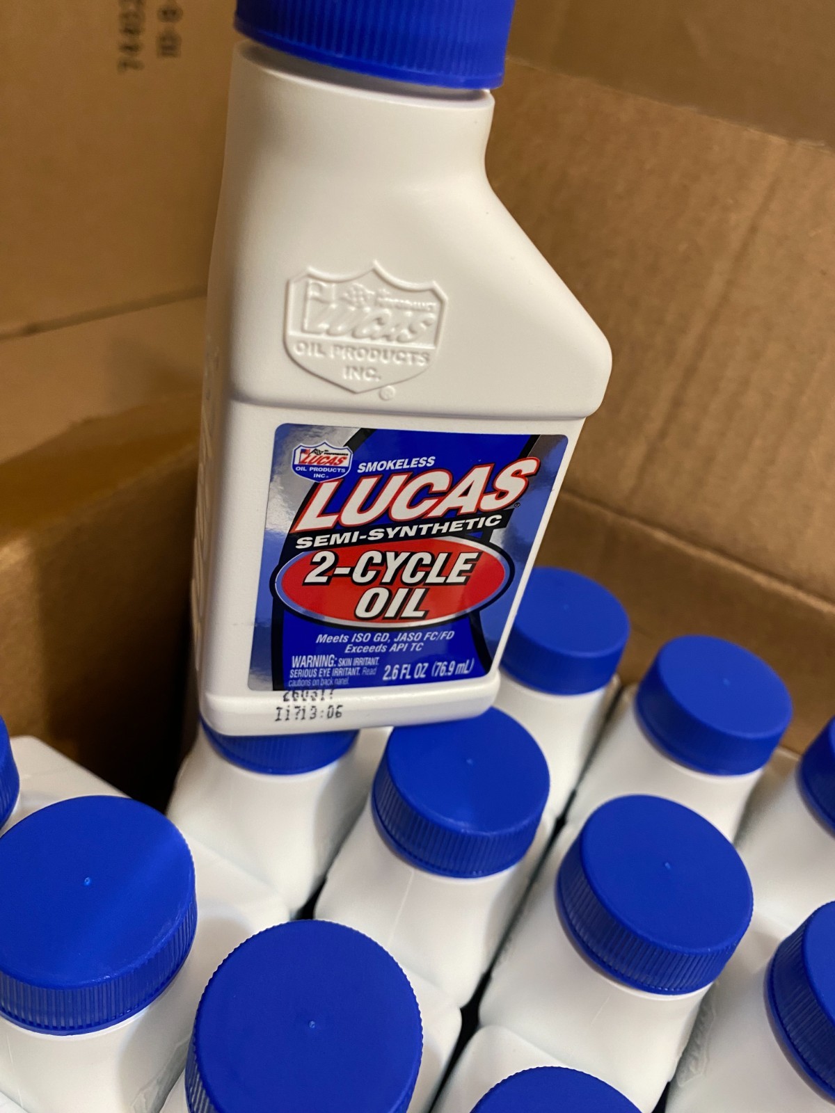 Lucas Semi Synthetic 2-Cycle High Temp Oil 10058 – Full Case 2.6 Oz 24 Bottles