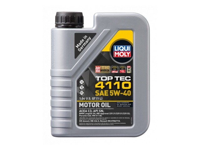 Liqui Moly Engine Motor Oil – Top Tec 4110 5W-40 (1 L) – 22120
