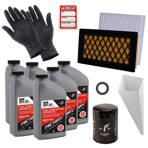 Factory Racing Parts 5W20 6Qt Oil Change Kit for Lincoln MKX 3.5L/3.7L