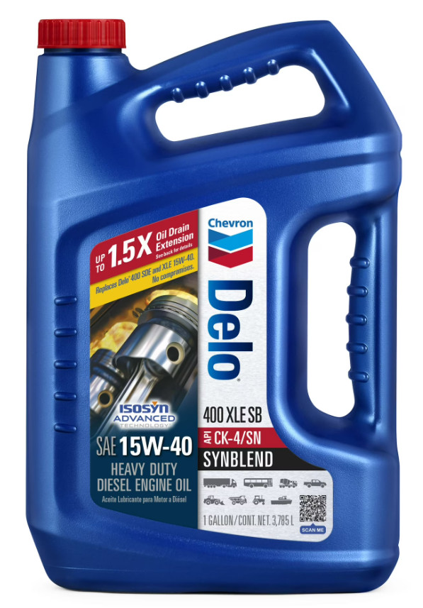 Delo 400 XLE SB Synthetic Blend 15W-40 Heavy-Duty Diesel Motor Oil 1 Gal