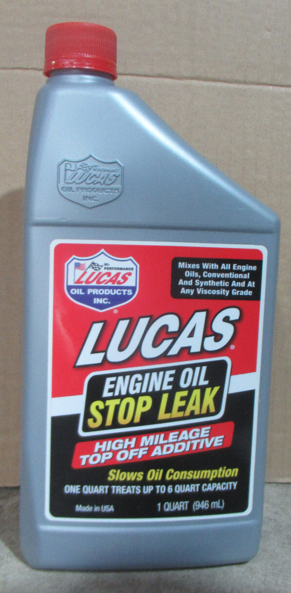 LUCAS 11100 ENGINE OIL STOP LEAK TOP OFF ADDITIVE 1 QUART