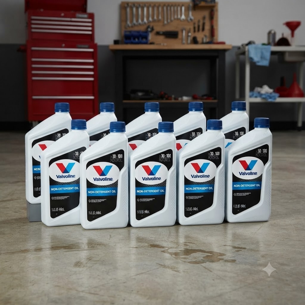 SALE- 10 PACK- VALVOLINE 822382 Non-Detergent; SAE 30; 1 Quart