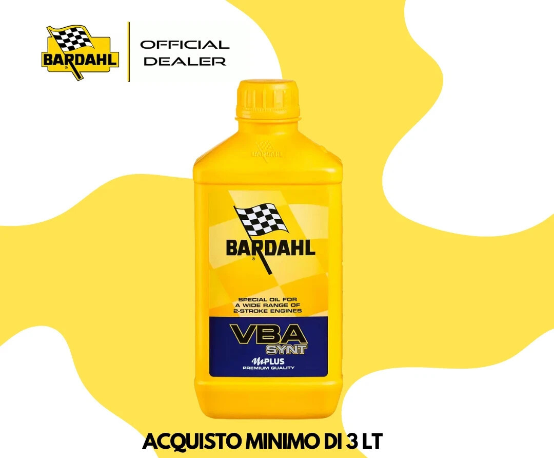 🇮🇹 1 LT OIL BLEND BARDAHL VBA SYNT FOR ENGINES 2T MOTORCYCLE PURCHASE MIN 3 LT