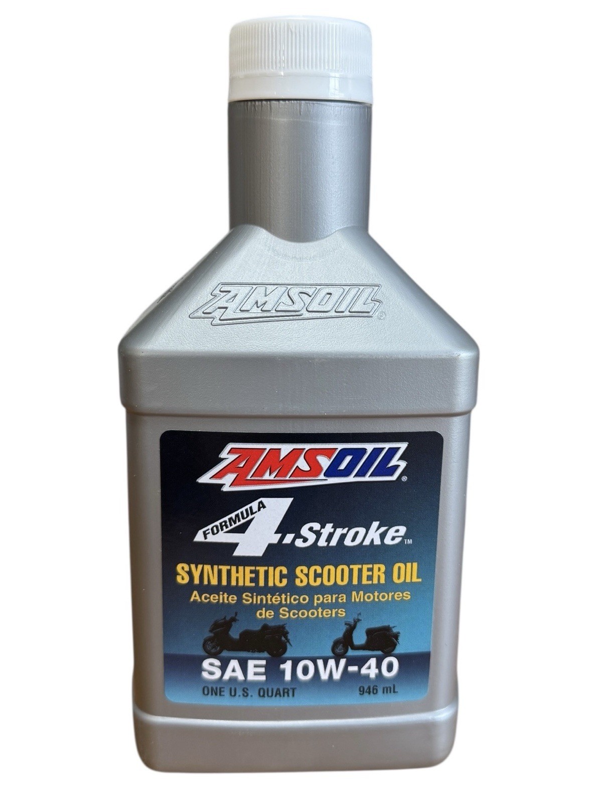 AMSOIL 4-Stroke Synthetic Scooter Oil SAE 10W-40 – NEW