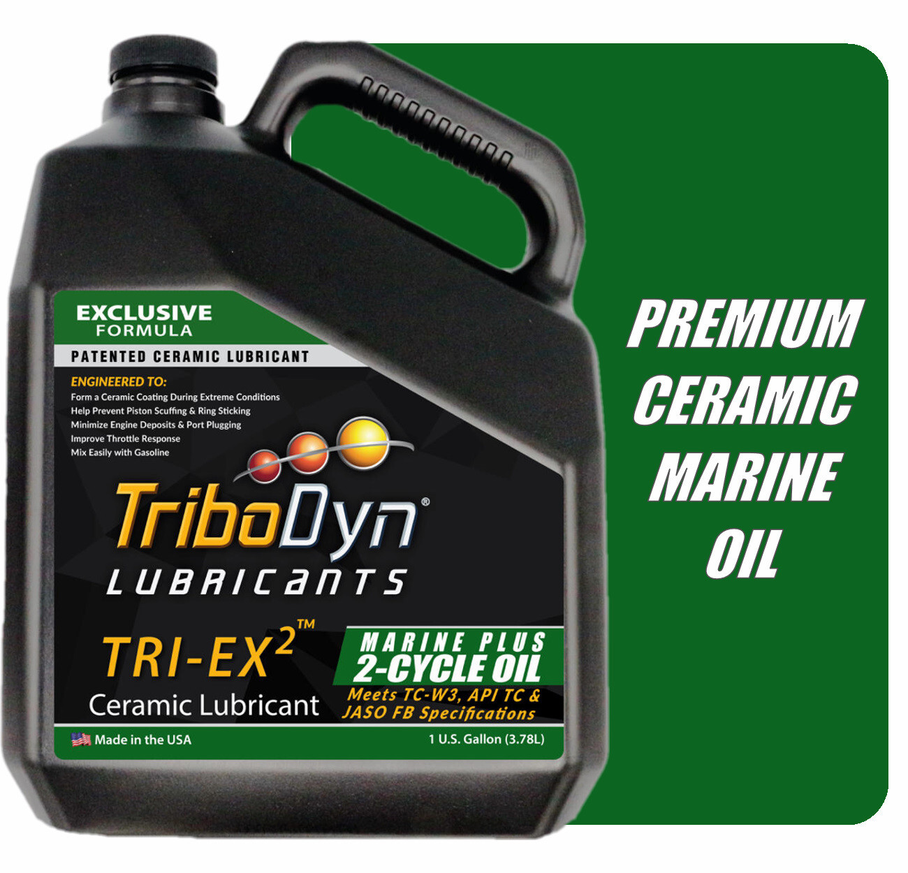 TriboDyn Marine Ceramic 2 Cycle Engine Oil 1 – 1 Gallon