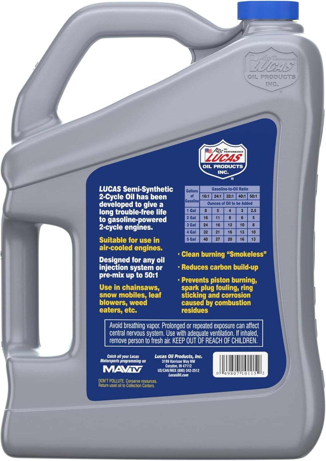 10115 Semi-Synthetic 2-Cycle Motor Oil – 1 Gallon